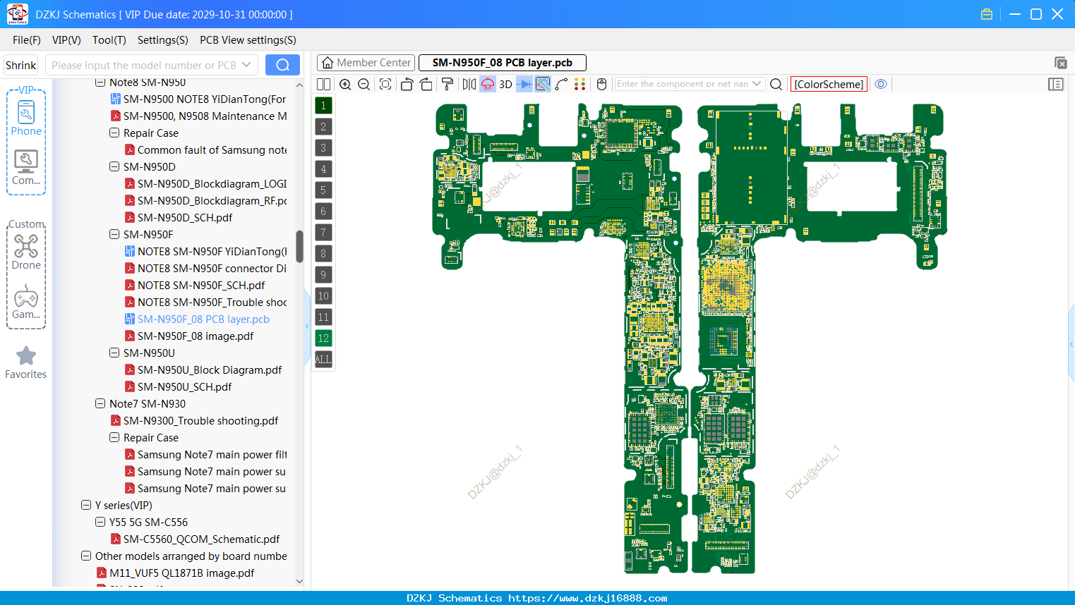 Samsung SM-N950F_08 PCB Layer